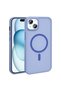 iPhone 15 Case Magsafe Supported Camera Raised Silicone Matte Anti-Fingerprint Senk
