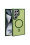 Galaxy S23 Ultra Case Magsafe Supported Camera Raised Silicone Matte Anti-Fingerprint Tkng