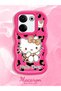 Tecno Camon 20 Compatible Case Camera Protector Red Silicone Couple Phone Case Kitty Pattern - 2