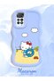 Redmi Note 11 Pro 5g Compatible Case Camera Protector Blue Silicone Couple Phone Case Kitty Pattern - 2
