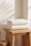 Waffle Hand Towel Face Towel Set of 2 100% Cotton 50X70 cm Quick Drying Towel - 2