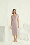 Dowry Bridal Nightgown - V-Neck French Lace Mink Viscose Stylish Women's Home Wear - 4