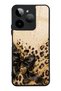 Gm Era 30 Golden Leopard Heart Design Glossy Phone Case