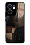 Oppo Reno 13F Black Mocha Coffee Design Glossy Phone Case