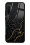 Xiaomi Redmi Note 8 Black Panther Gold Design Glossy Phone Case