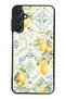 Samsung A24 Azure Lemon Garden Design Glossy Phone Case