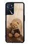 Oppo A16 Cozy Teddy Design Glossy Phone Case