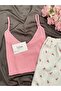 Women's Strappy Wrap Shorts Pajama Set - 5