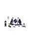 Supermag 85 Piece Magnetic Building Toy and Geometry Stem Educational Set Black Panel Series - 2