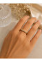 Women's Row Zircon Stone Ring - 2