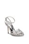 Elit Pm583 K164 Women's Classic Heeled Shoes Silver - 3