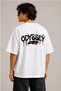 Premium Oversize Unisex White T-Shirt Odyssey 2021 Printed T-Shirt
