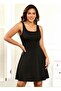 Women's Strappy Round Neck Shorts Mini Diving Suit - 3