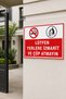 Please Do Not Litter or Dispose of Garbage in the Area Sign 35X25 cm Decote Warning Sign - 5