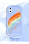 iPhone XS Compatible Case Camera Protector Blue Silicone Couple Phone Case Rainbow Pattern - 2