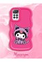 Redmi Note 11 Pro 4g Compatible Case Camera Protector Red Silicone Couple Phone Case Kuromi Pattern - 2