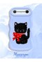 Tecno Spark Slim Compatible Case Camera Protector Blue Silicone Couple Phone Case Cat Pattern - 2