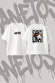 Kendrick Lamar Crown_2 Design Back Printed Cotton White Oversize T-Shirt