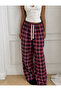 Plaid Patterned Baggy Loose Fit Unisex Sweatpants - 3