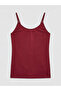 Vizyon New Season U-Neck Rope Strap Women's Undershirt - 5