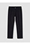Özmarka New Season Black Slim Fit Boys Gabardine Trousers - 2
