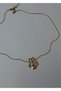 Steel Charmed Gold Color Necklace 45 cm (+5 cm Extension) - 2