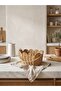 Oval Wicker Look Decorative Basket with Handles 24.5 cm Bathroom Kitchen Organizer - 4