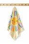 Sun Printed 70X140 cm Towel - Yellow - 5