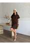 Women's Gabardine Fabric Shirt Dress - 2