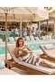Summer Zigzag Patterned Skirt End Tasseled Knit Dress Si, Beach Dress - 3