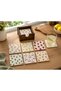 Woodtown Set of 6 Colorful Fruit-Themed Coasters |   3 mm Mdf Uv Printed |   Wooden Storage Box with Gift - 2