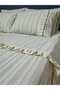 Breathable, Luxurious, Iron-Free, 100% Cotton Linen Duvet Cover Set Suitable for 4 Seasons, with 4 Pillowcases. - 2