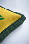 Tropical Leaf Botanical Fringe Pillowcase-Exotic Natural Yellow Green Gray Tassel Throw Pillow Cover - 8