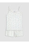 Vizyon New Season Girls' Shorts Pajama Set with Rope Straps