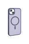 iPhone 14 Plus Case Magsafe Supported Camera Raised Silicone Matte Anti-Fingerprint Shrp - 4