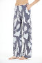 Women's 100% Viscose Floral Patterned Pajama Bottoms - 2