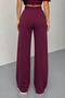 Women's Modal High Waist Wide Leg Pockets Comfortable Fit Palazzo Sweatpants 3214 - 3