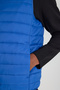 Men's Indigo Windproof Portable Warm Fiber Filled Ultra Light Standard Fit Puffer Vest with Portable Bag - 6