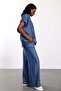 Blue Tensel Shirt Pants Set 05321 - 5