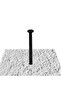 Black Steel Concrete Nails Flat Head Sharp Point 3.0x50mm (Pack Of 100) - 6