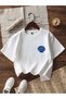 Summer Printed Crew Neck 100% Cotton Short Sleeve Kids and Teenagers T-Shirt - 4