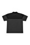 Melange Black Polo Collar Short Sleeve Wind T-Shirt M-L-Xl-2Xl - 5