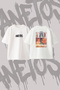 The Weeknd_108 Design Back Printed Cotton White Oversize T-Shirt