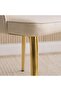 GIESTRA DINING CHAIR - WHITE & GOLD - 3