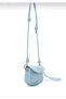 Women's Mini Size Adjustable Strap Knot Detail Shoulder and Crossbody Bag Baby Blue (15*13 cm) - 5