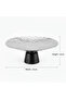 Luhpar Black Wooden Footed Wave Textured Aluminum Candy Tray - 12×25 cm - 5