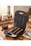 24-Cavity Electric Nut Biscuit Maker with Non-Stick Coating - 1400W - 3