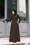 Double-Breasted Collar Belted Long Youth Sports Trench Coat - 3