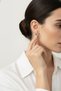 Steel Hoop Earring Set - 6 Pieces Minimalist Unisex Gray Earrings - 3