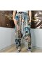 Authentic Village Salwar 100% Cotton Viscose Floral Patterned Comfortable Cut Women's Salwar with Net 38Size 100 kg - 2